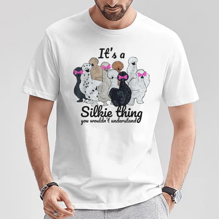 Es Ist Ein Silkie Chicken Ding T-Shirt Lustige Geschenke