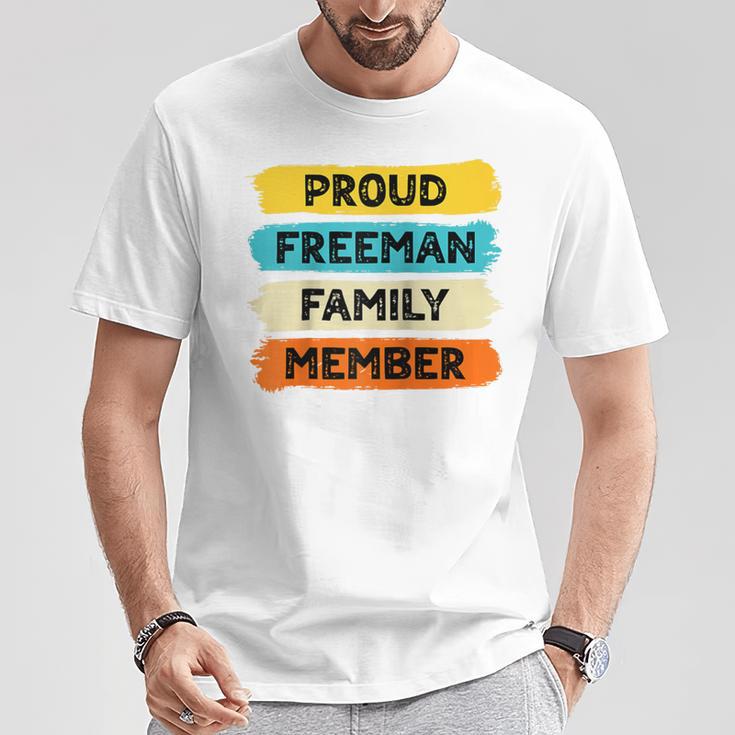 Freeman Retro Freeman Nachname Freeman Raglan T-Shirt Lustige Geschenke