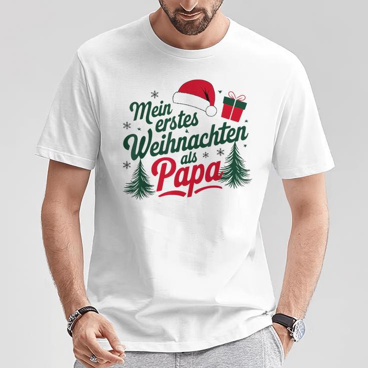 Mein Erstes Weihnachten Als Papa T-Shirt Lustige Geschenke