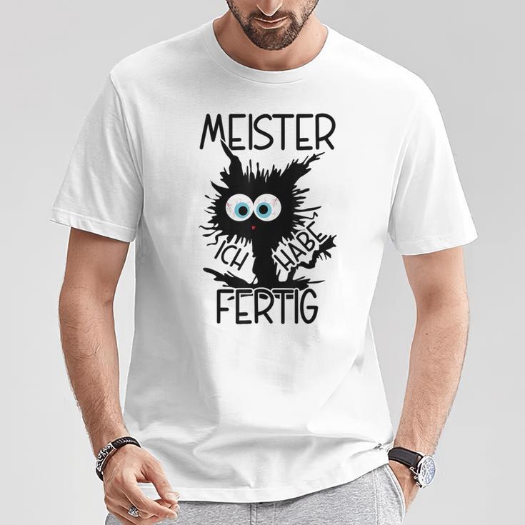 Meister Geschafft Meister Bestanden Gray T-Shirt Lustige Geschenke