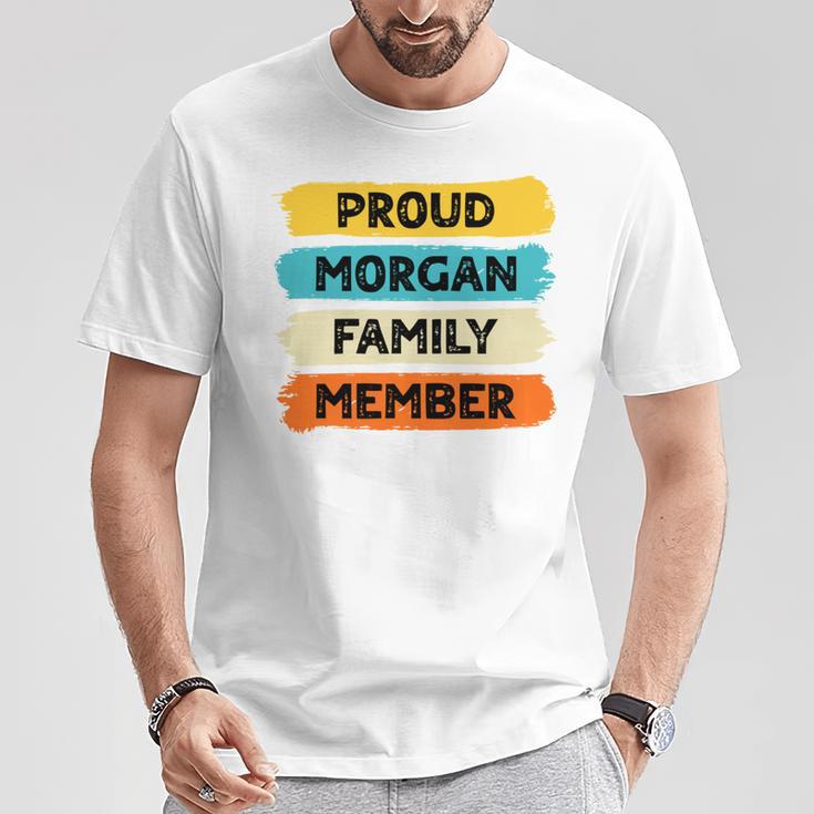 Morgan Retro Morgan Nachname Morgan T-Shirt Lustige Geschenke