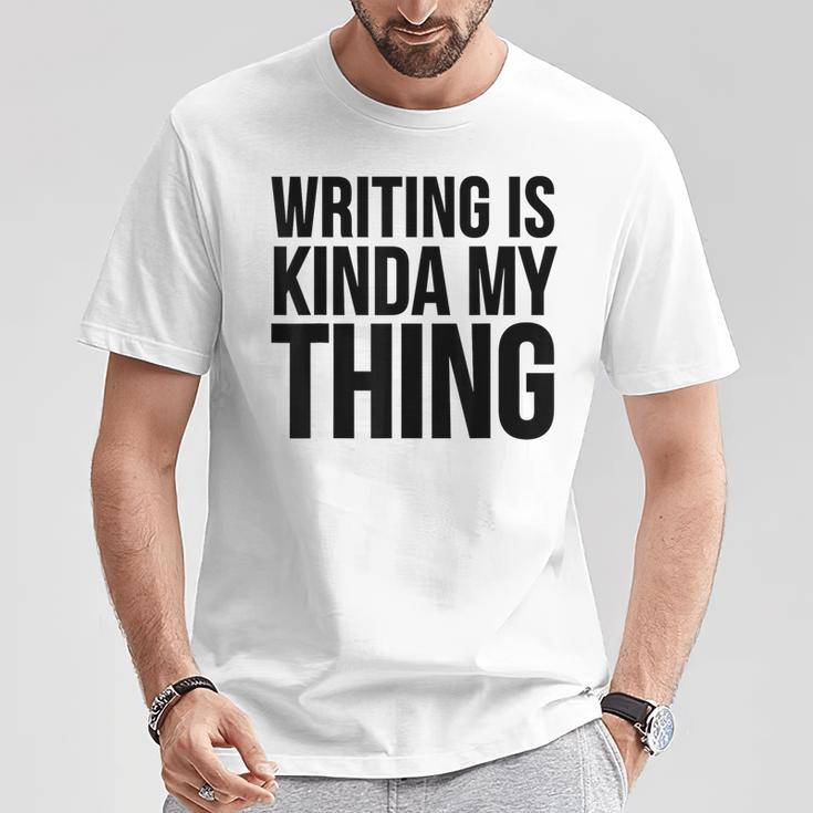 Schreiben Ist Mein Ding Writer T-Shirt Lustige Geschenke