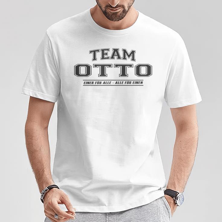 Team Otto Stolze Familie Nachname Geschenk T-Shirt Lustige Geschenke