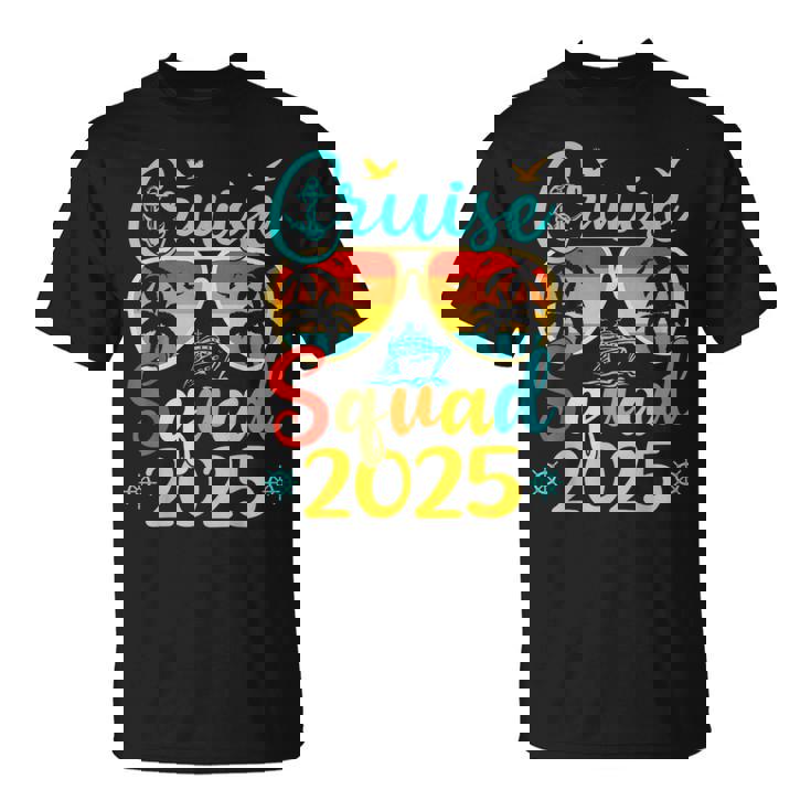 Cruise Squad 2025 Summer Vacation Matching Family Cruise T-Shirt
