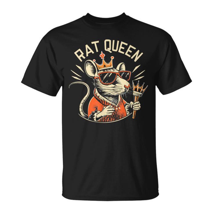 Rat Lover About Rats Queen Wearing Crown T-Shirt