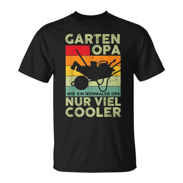 Garden Grandpa Gardener Saying Outfit For Grandad T-Shirt