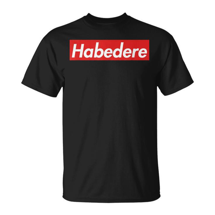 Habedere Red Box Logo Habe Die Ehre Bavarian T-Shirt