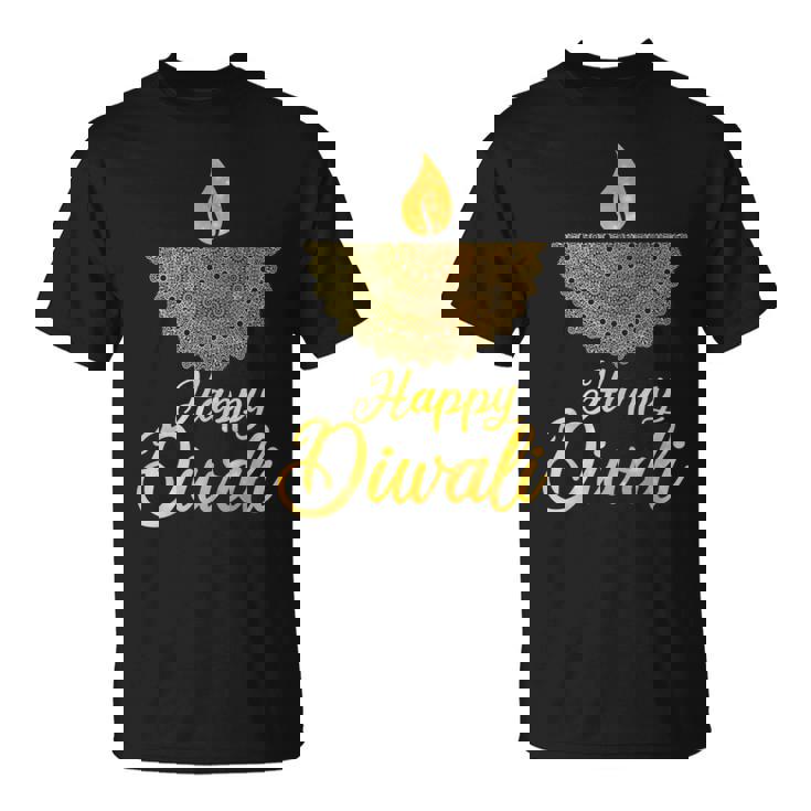 Happy Diwali Lantern Festival Lights Hindu Diya Deepavali T-Shirt