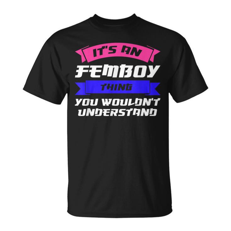 Herren Es Ist Ein Femboy Ding Du Südkorea T-Shirt