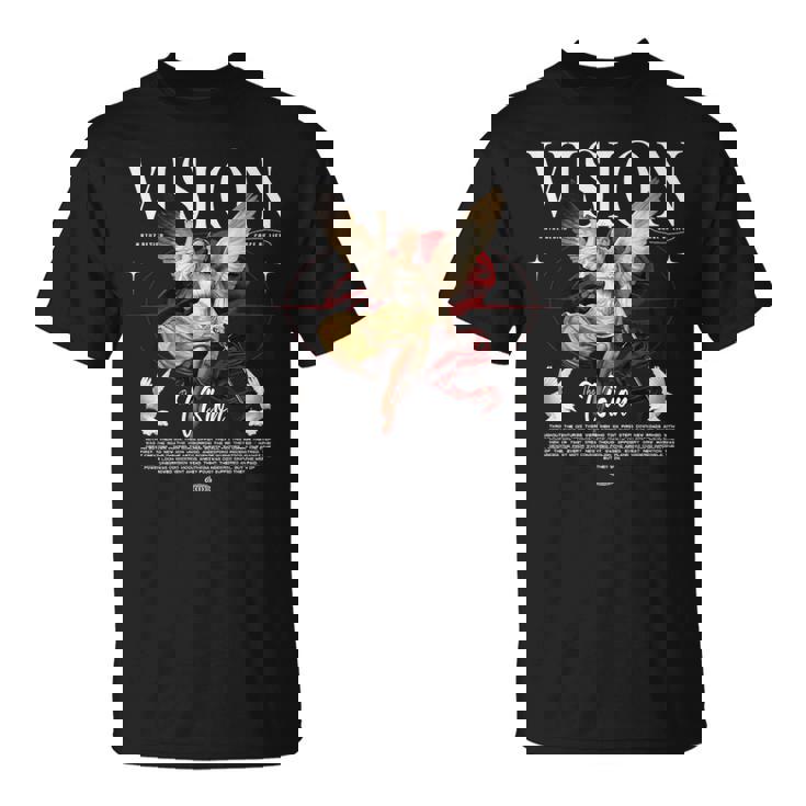 Hip Hop Vintage Edgy Urban Y2k Back Print Streetwear Angel T