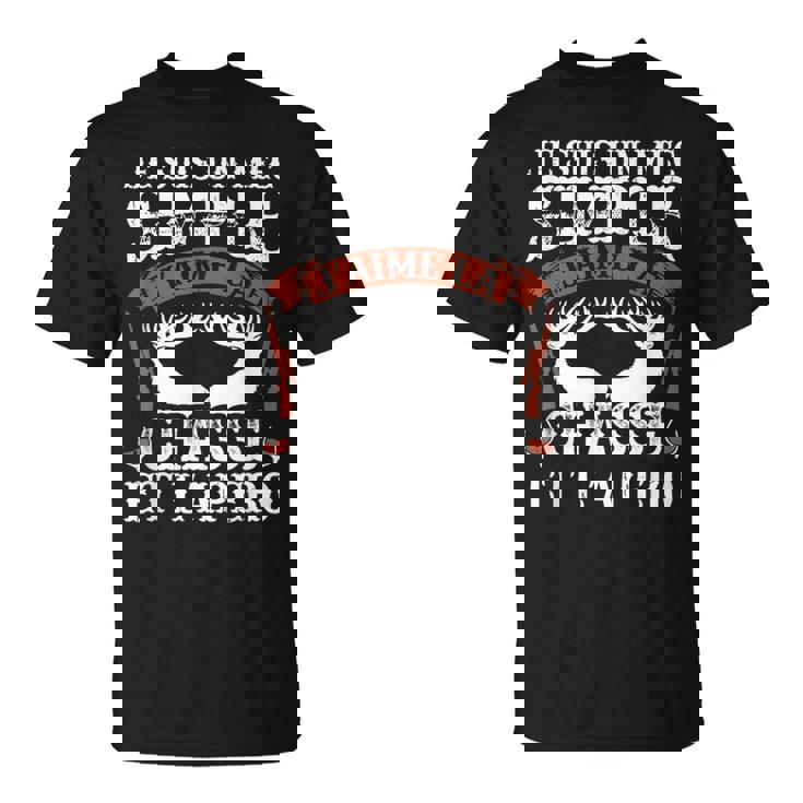 La Chasse Au Cerf Dans Mon Arbre Généalogique Est Un Cerf T-shirt