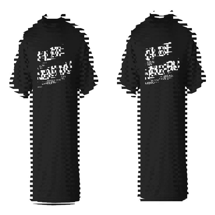 Ich Liebe Meine Frau Motorrad Fahren T-Shirt