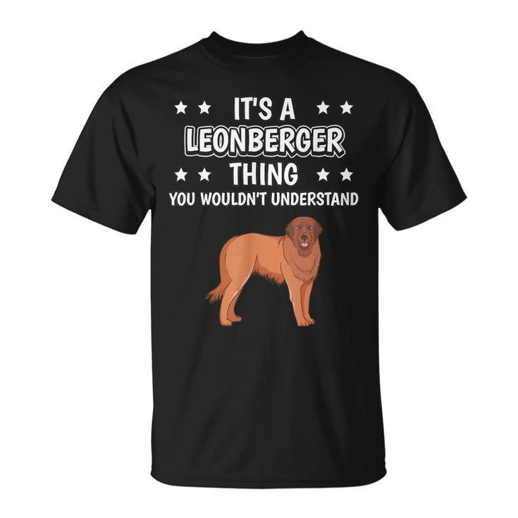 Ist So Ein Leonberger Ding Lustiger Spruch Leonberger T-Shirt