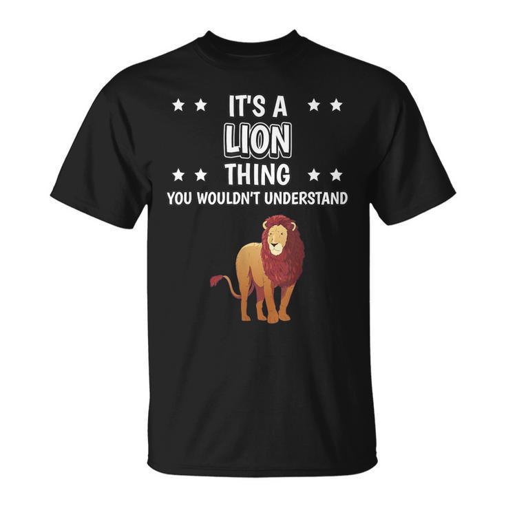 Ist So Ein Löwe Ding Lustiger Spruch Löwen T-Shirt