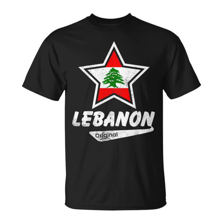 Lebanon Original Proud Lebanese Flag Lebanon T-Shirt