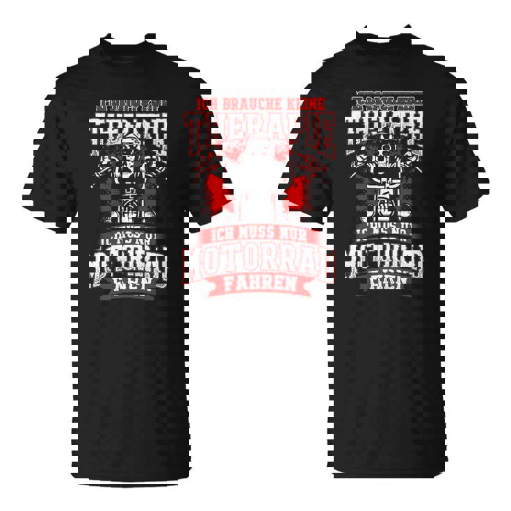 Motorrad Superbike Chopper Therapie T-Shirt