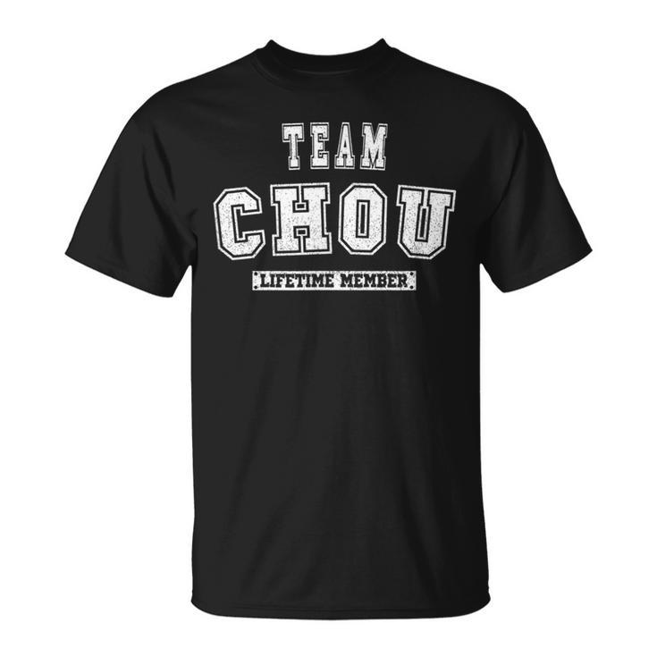 Nom De Famille Membre De L'équipe Chou Àie T-Shirt