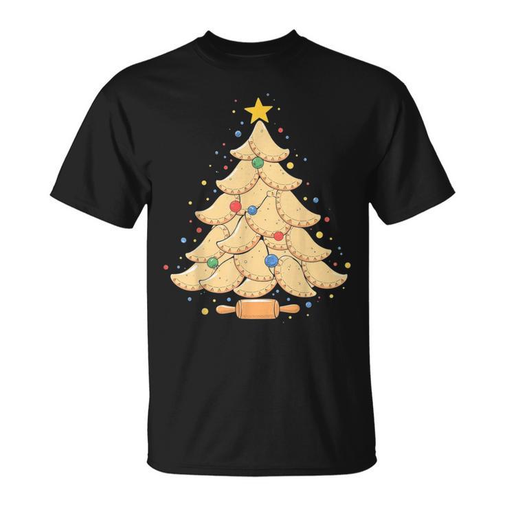 Pierogi Tree Polish Christmas Food Tee Men Women Kids T-Shirt