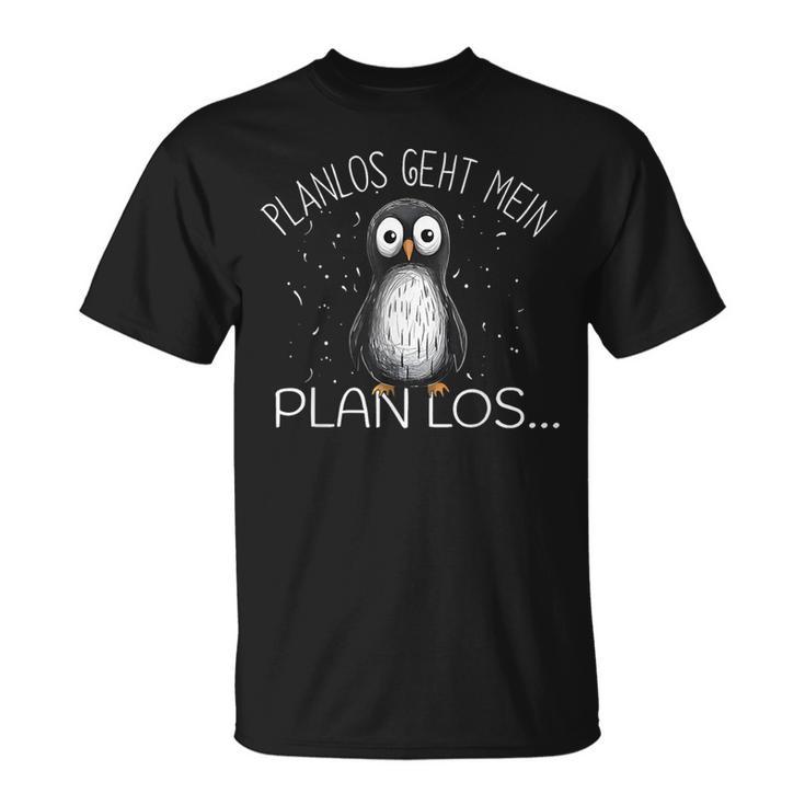 Planlos Geht Mein Plan Los Lustiger T-Shirt