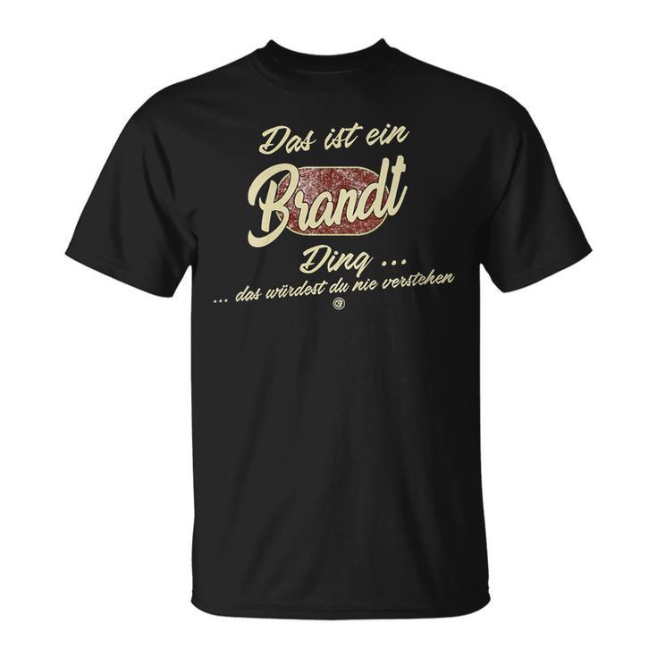 Women's With-Neck Das Ist Ein Brandt Ding Family T-Shirt