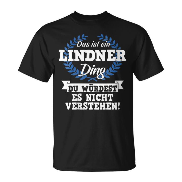 Women's With-Neck Das Ist Ein Lindner Ding Du Würdest Es Nichterstehen T-Shirt