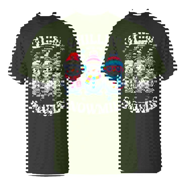Chillin With My Snowmies Shirt - Funny Christmas Snowman Tee Chillin With My Snowmies Shirt - Funny Christmas Snowman Tee