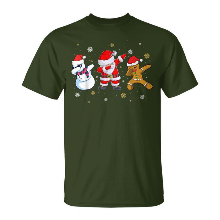 Dabbing Santa Claus For Children T-Shirt