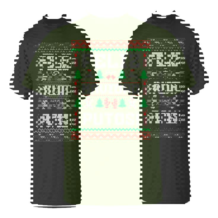 Feliz Navidad Putos Mexican Christmas Sweater T-Shirt