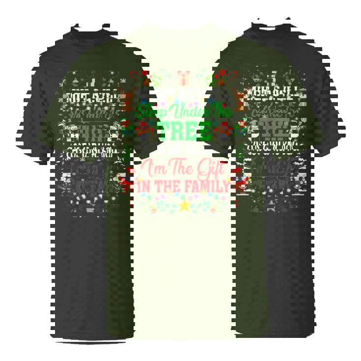 Christmas Might As Well Sleep Under Tree Christmas T-Shirt