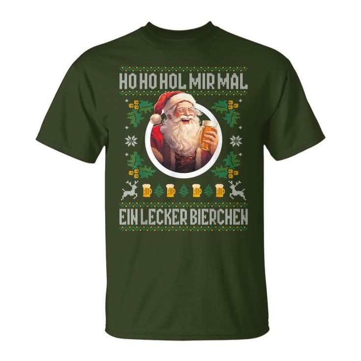 'Ho Ho Hol Mir Mal Ein Lecker Bierchen X Christmas Beer T-Shirt