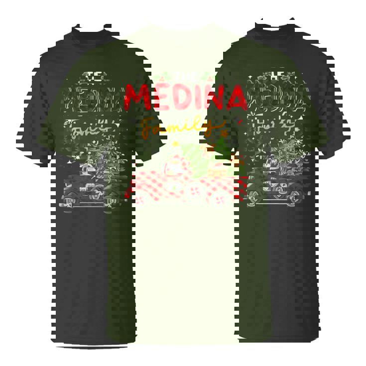 The Medina Family Christmas Matching Pajamas Group T-Shirt