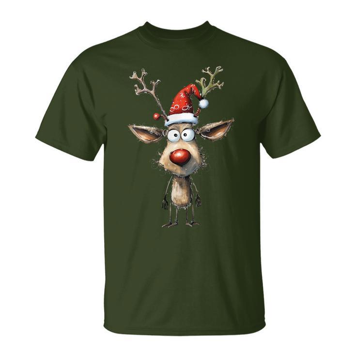 Reindeer Reindeer Christmas Women's Christmas Outfits T-Shirt