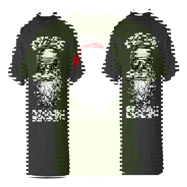 Rizz The Season Santa Claus Christmas Season Rizzler T-Shirt