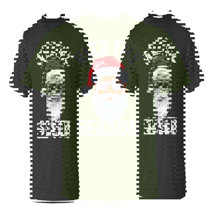 Rizz The Season Sigma Rizzler Santa Claus Rizzmas Joke T-Shirt