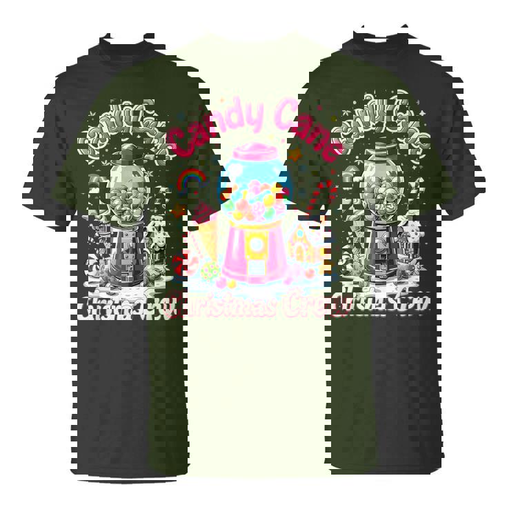 Security Candyland Candy Cane Christmas Crew House Candy T-Shirt