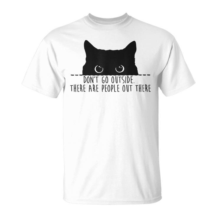 Cat Leute Da Draußen Cat French Language T-Shirt