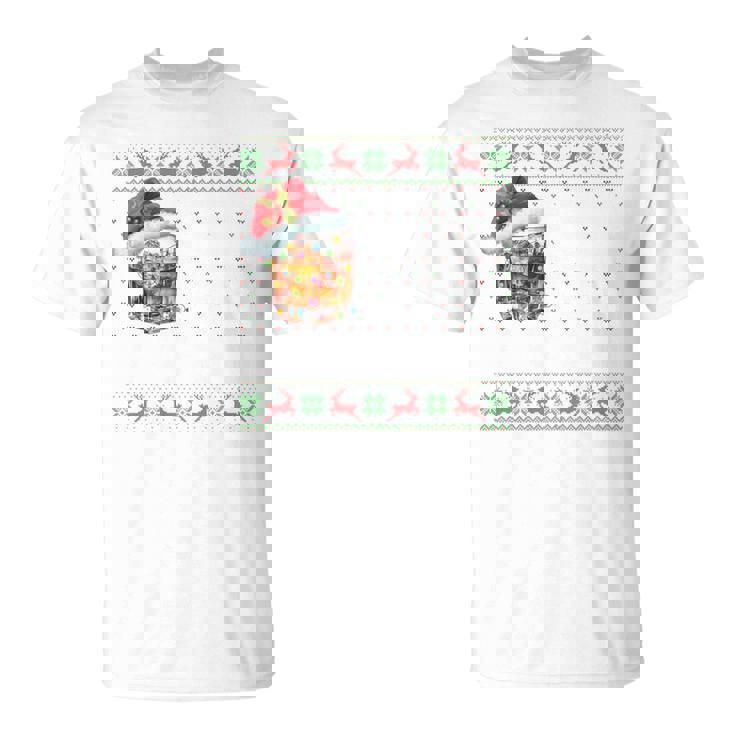 I'm Full Of Holiday Spirit It’S Called Bourbon Ugly Sweater T-Shirt