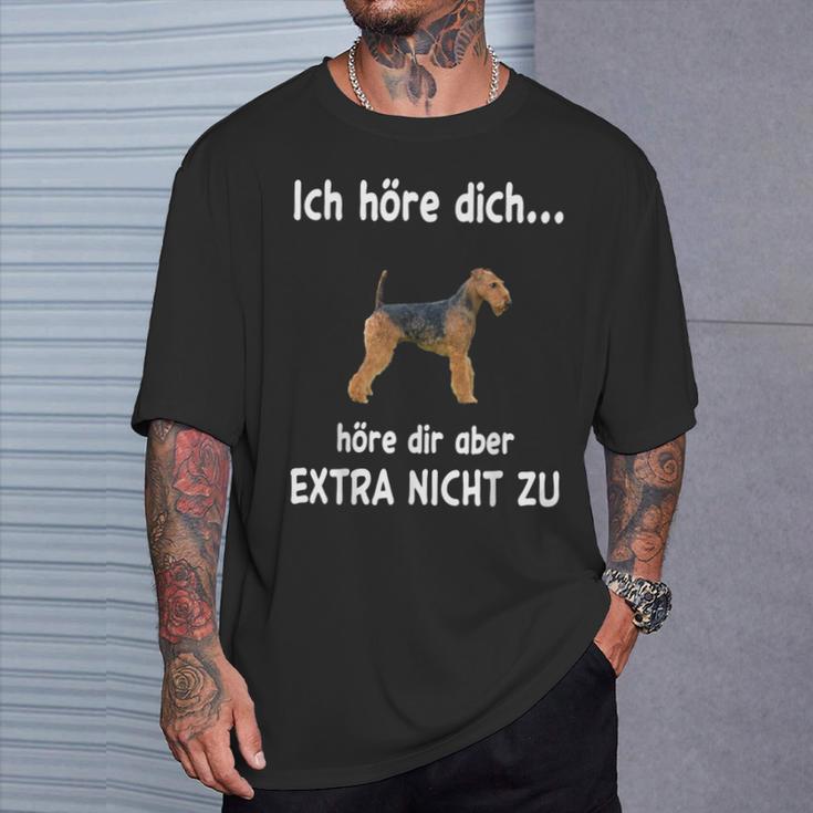 Airedale Terrier Hund Airedale Terrier S T-Shirt Geschenke für Ihn