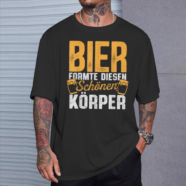 Beer Formte Diesen Schönen Körper Drinking Saying T-Shirt Geschenke für Ihn