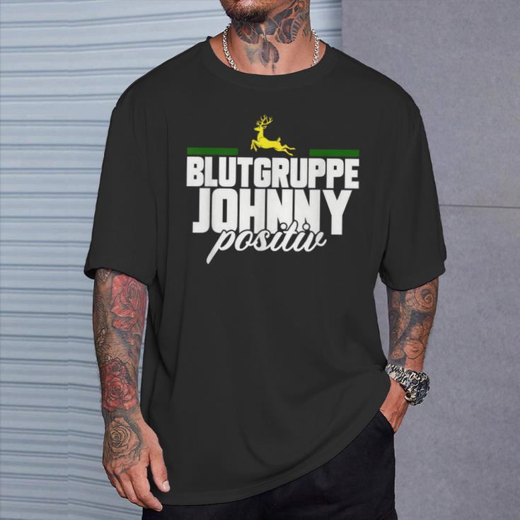 Blutgruppe Johnny Positiv T-Shirt Geschenke für Ihn