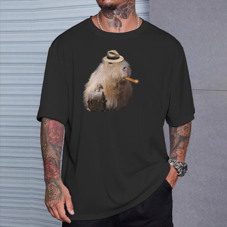 Capybara Man Wallet Cute T-Shirt Geschenke für Ihn