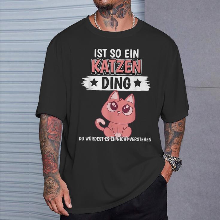 For Cats 'Ist So Ein Katzen' T-Shirt Geschenke für Ihn