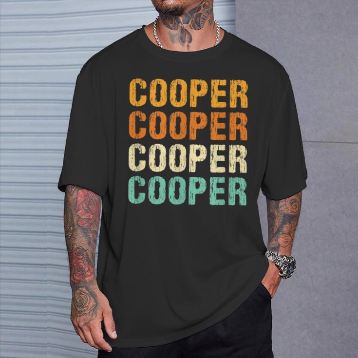 Cooper Nachname Familientreffen Nachname Personalisiert T-Shirt Geschenke für Ihn