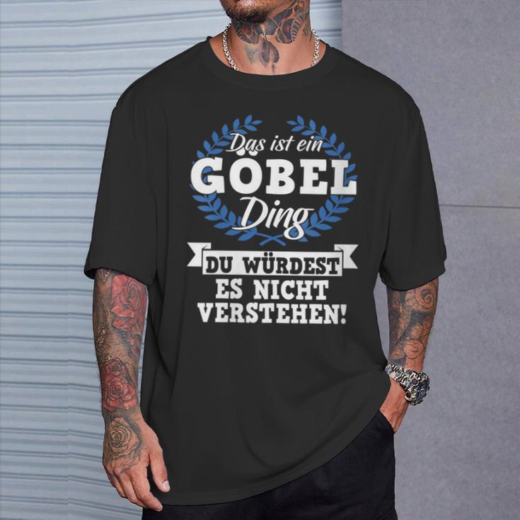 Damen Das Ist Ein Göbel Ding Du Würdest Es Nichterstehen Mit-Ausschnitt T-Shirt Geschenke für Ihn