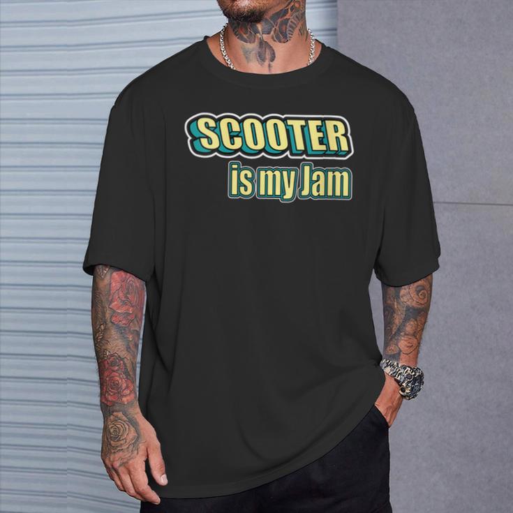 Damen Scooter Rider Scooter Ist Mein Ding Mit-Ausschnitt T-Shirt Geschenke für Ihn