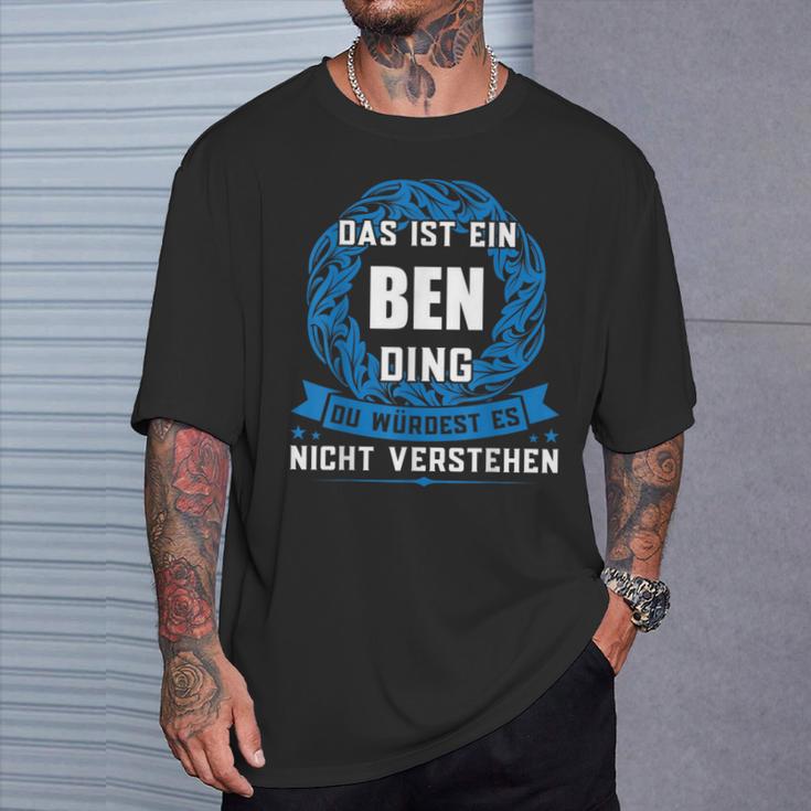 Das Ist Ein Ben Dingorname T-Shirt Geschenke für Ihn