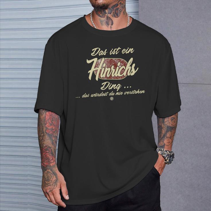 Das Ist Ein Hinrichs Ding Family Hinrichs S T-Shirt Geschenke für Ihn