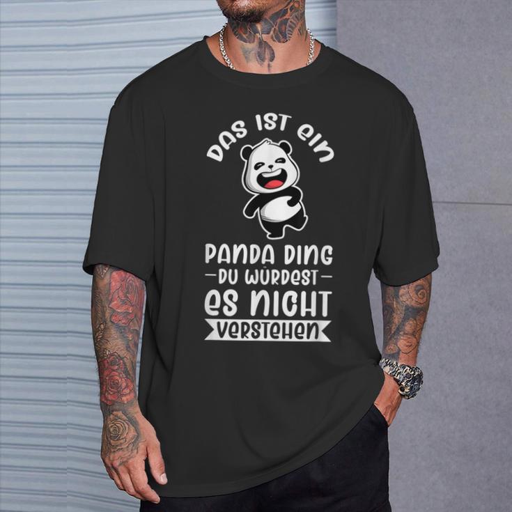 Das Ist Ein Panda Ding Panda Panda Bear T-Shirt Geschenke für Ihn