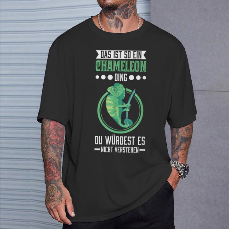 Das Ist So Ein Chameleon Ding Chameleon T-Shirt Geschenke für Ihn