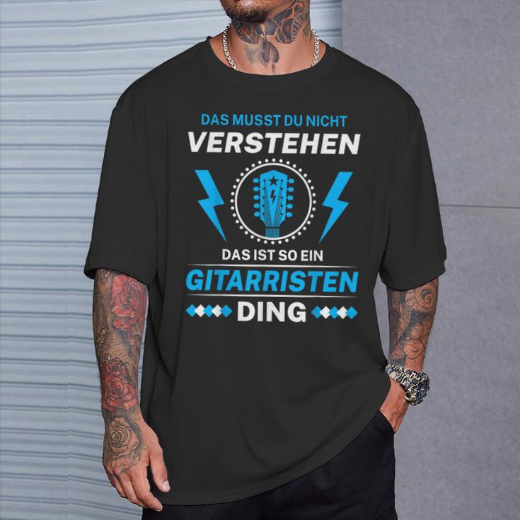 Das Ist So Ein Gitarristen Ding Bassisten Gitarrist T-Shirt Geschenke für Ihn